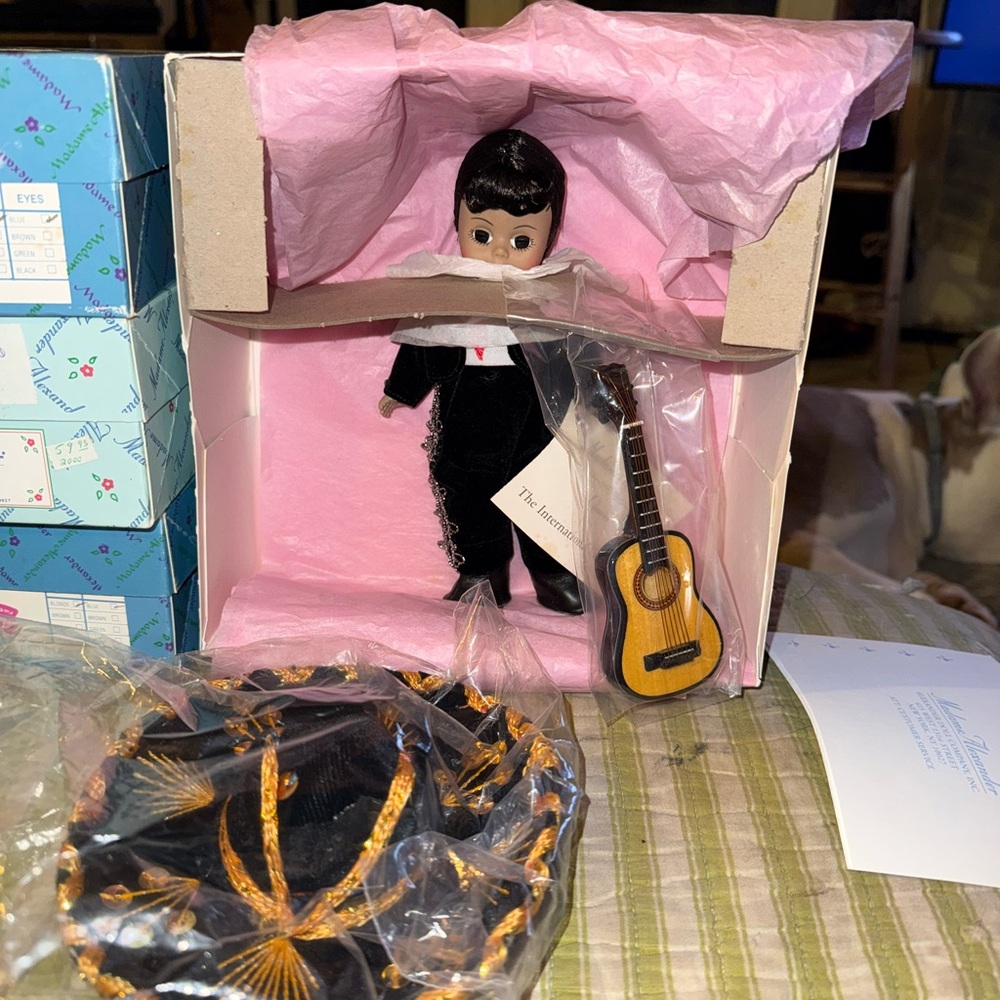 Madame Alexander Doll with Guitar and Sombrero Mexico